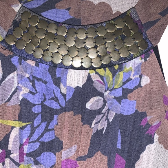 Anthropologie Weston Wear Mesh Floral Top - Picture 9 of 16